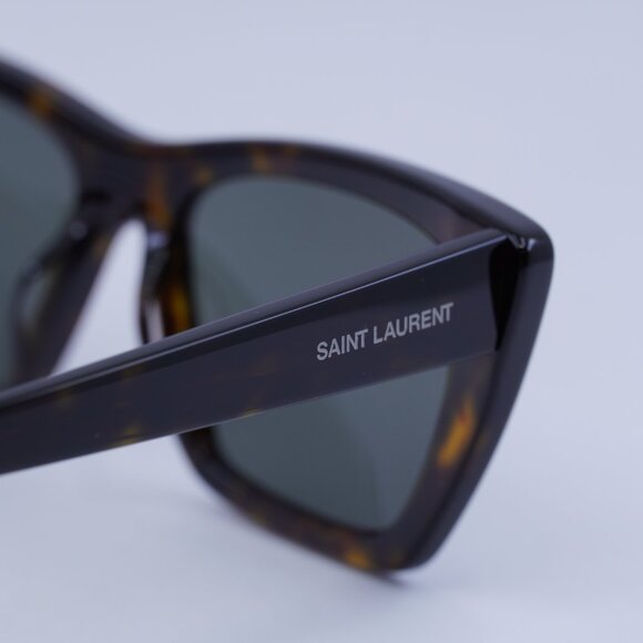 ?️New Saint Laurent SL276 MICA 002 Sunglasses - Dark Havana Frame, Grey Lenses main image 9